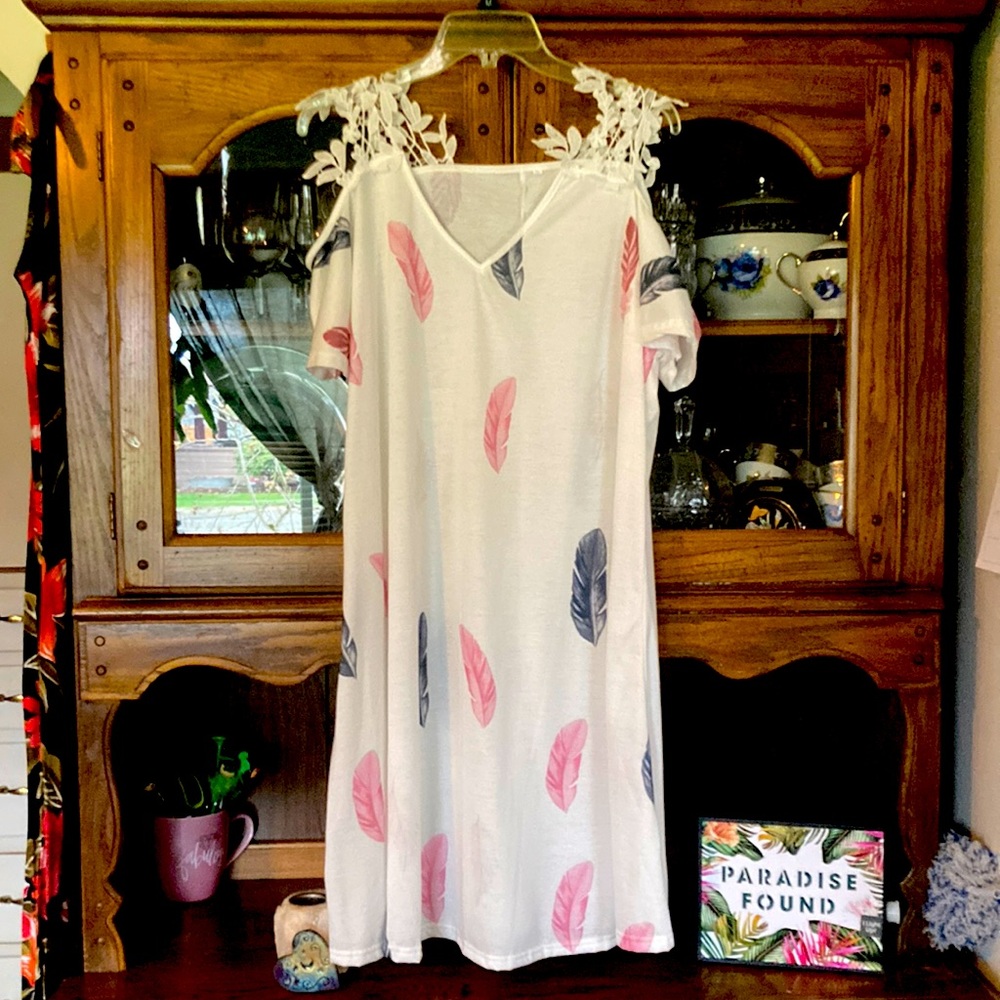Lacey strap comfy dress